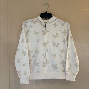 NWT Lucky Brand girls Sugar Swizzle zip up jacket sz L (12/14)